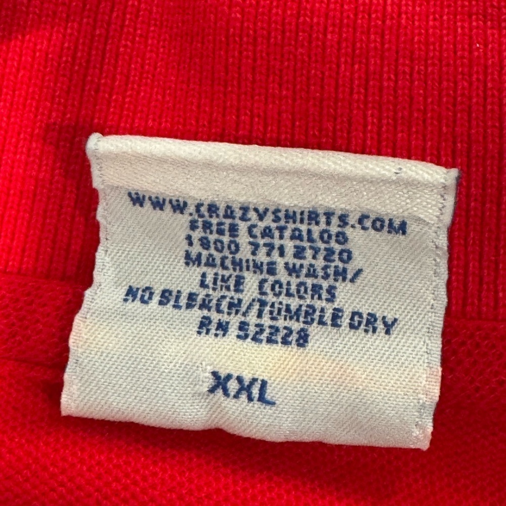 Crazy Shirt Red Polo Shirt - Picture 8 of 9